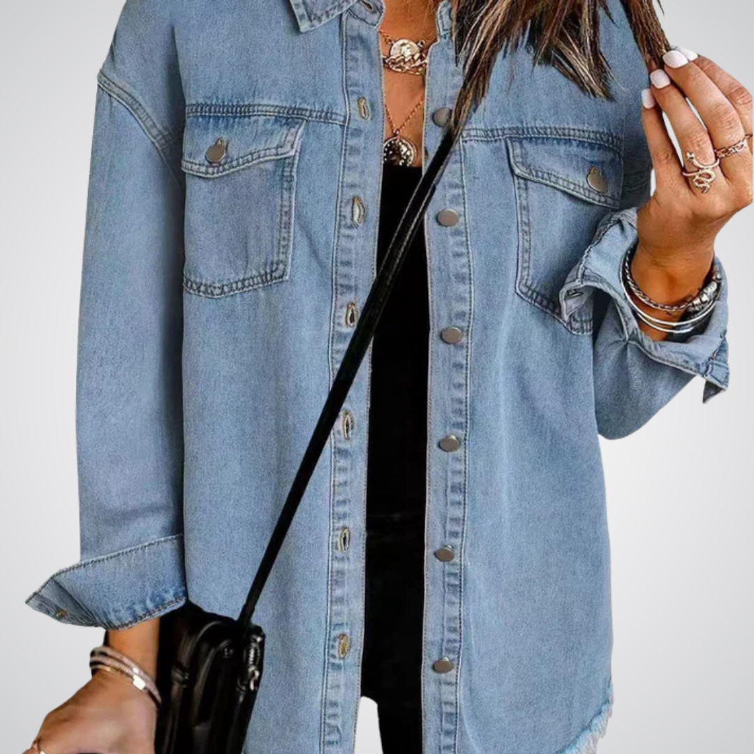 Mathilde™ - Klassisk Jeansjacka