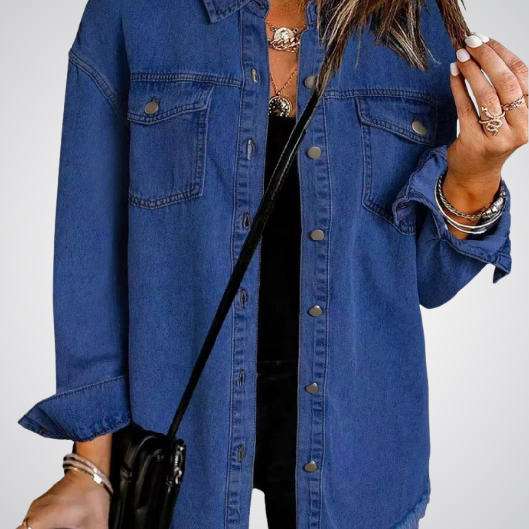 Mathilde™ - Klassisk Jeansjacka