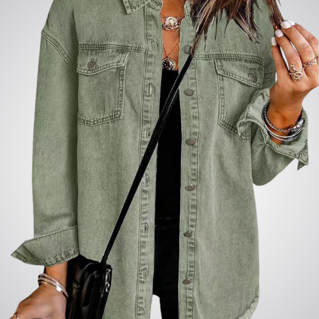 Mathilde™ - Klassisk Jeansjacka